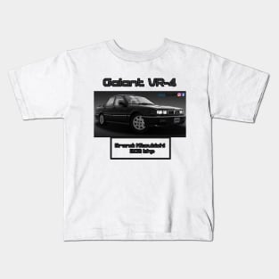 Mitsubishi Galant VR-4 Black Kids T-Shirt